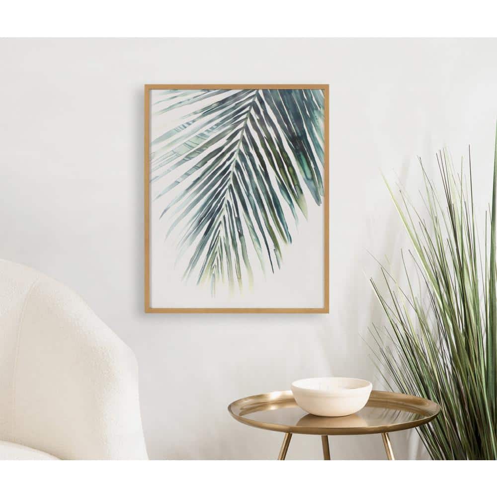 Gold Framed Tropical Palm Botanical Print, 16x20