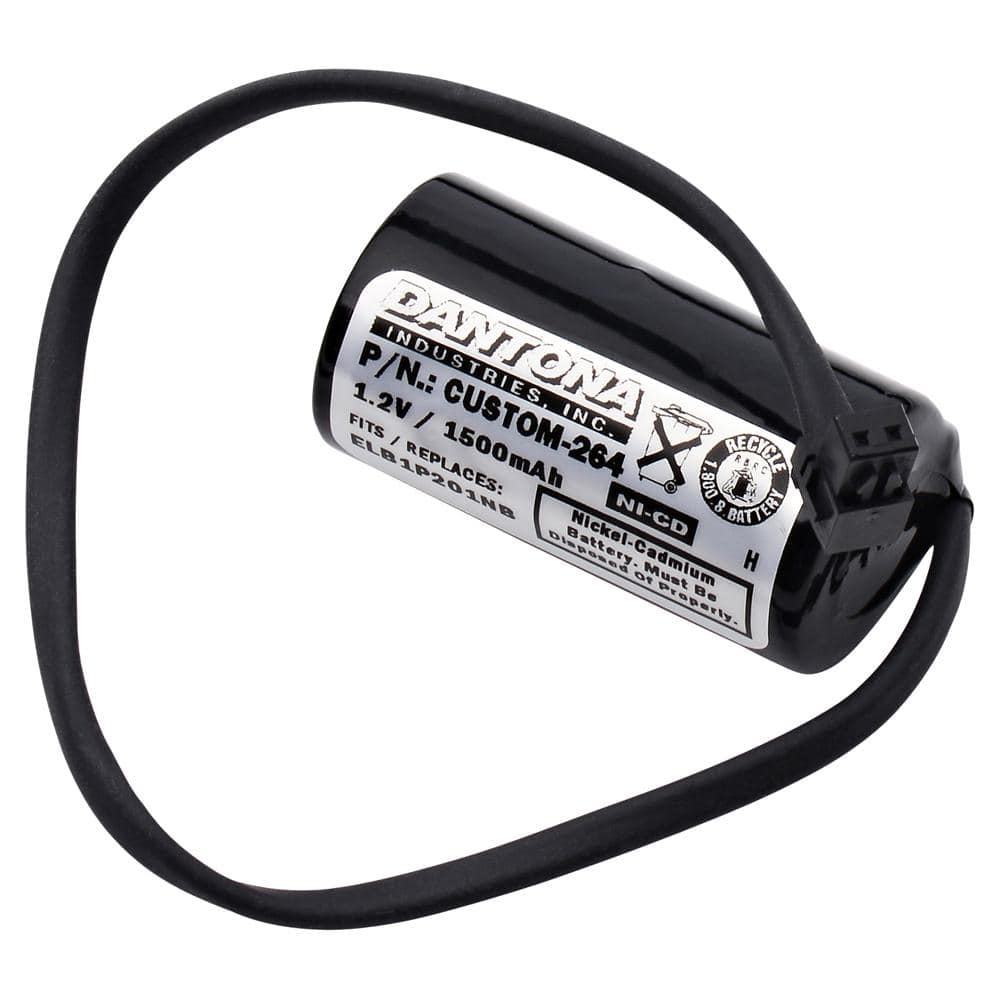 1.2-Volt NICAD 1500 mAh Emergency Lighting Battery ELB-1P201NB
