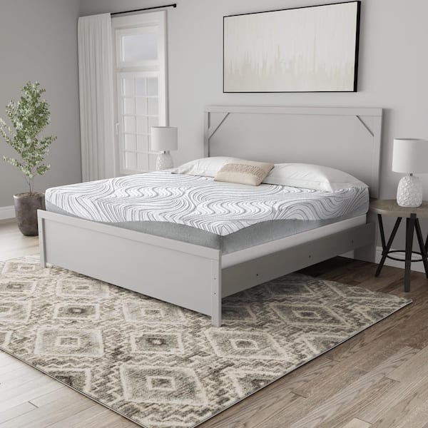 12 in. Memory Foam King Medium Memory Foam 12 in. Bed-in-a-Box Mattress