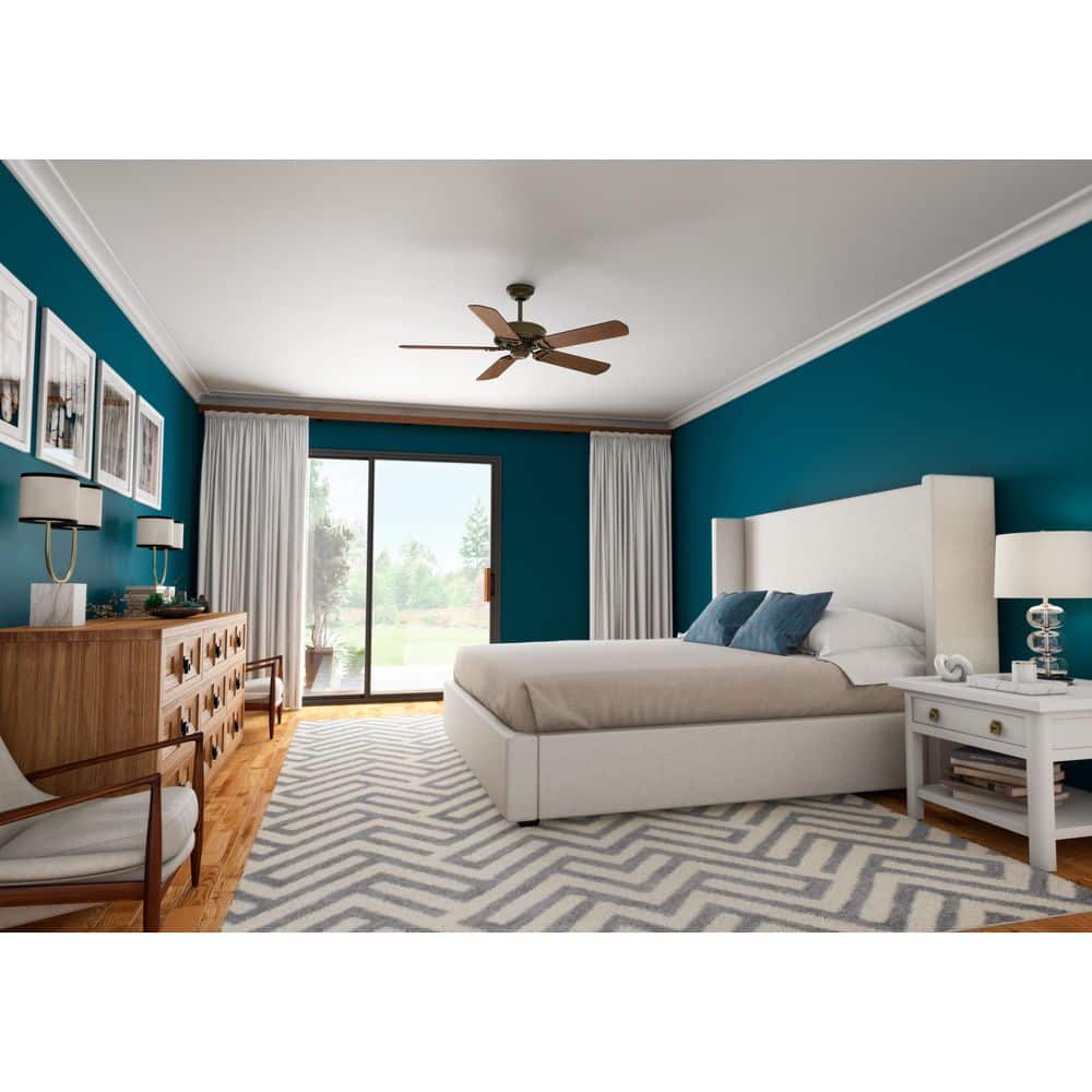 Casablanca Panama 54 in. Indoor Aged Bronze Ceiling Fan For