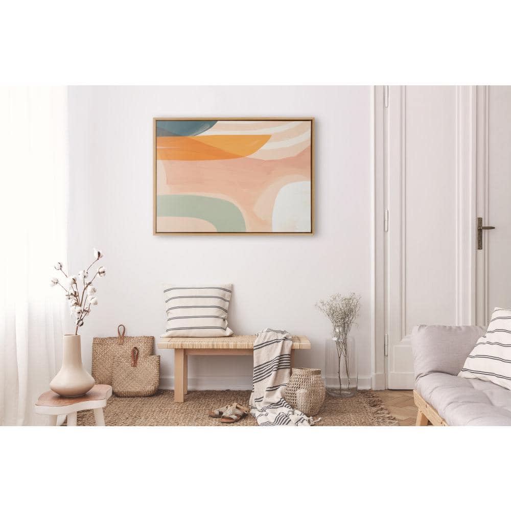 Sunrise Over Marrakesh Abstract Canvas Wall Art