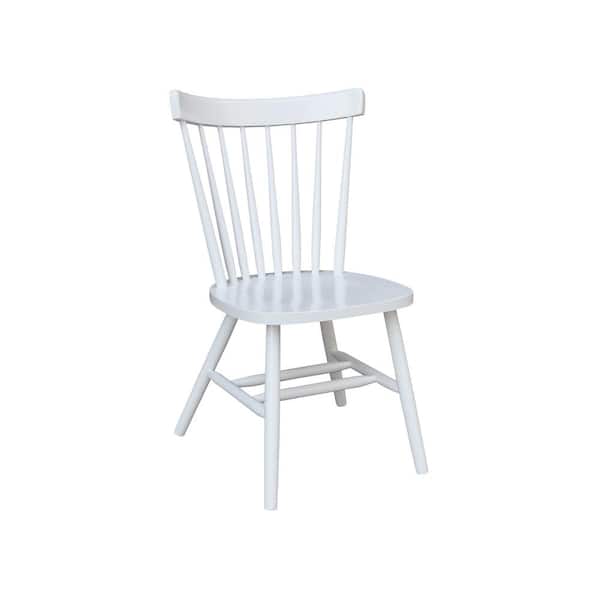 International Concepts White Solid Wood Copenhagen Chair