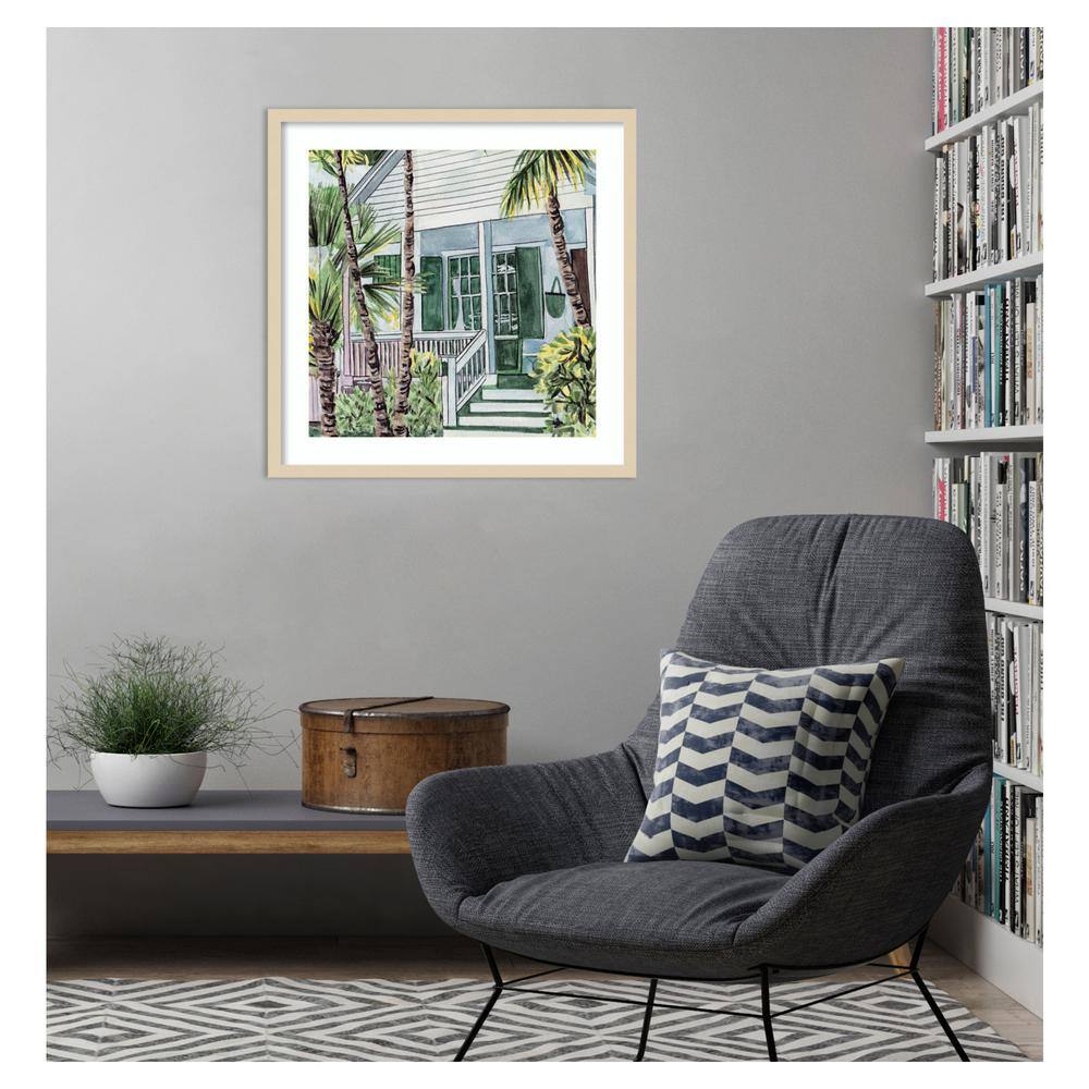 Palm House I Framed Giclee Print in Svelte Natural