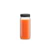 JoyJolt Reusable Glass 16 oz. Black Juice Bottles with Lids (Set of 8)  JG10307 - The Home Depot