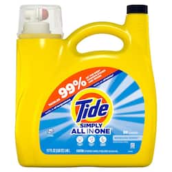 Tide Simply All in One Refreshing Breeze Scent Liquid Laundry Detergent, 89-Loads, 117 fl. oz.