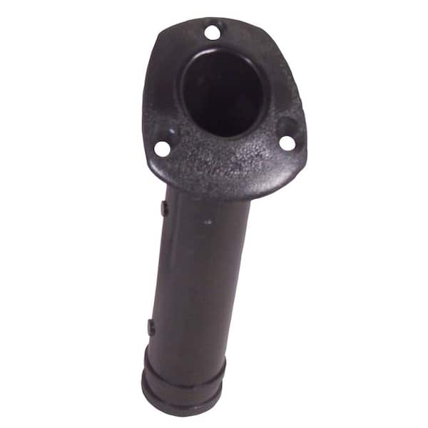 30-Degree Nylon Flush Mount Rod Holder in Black