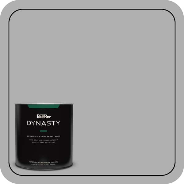 BEHR DYNASTY 1 qt. #780F-4 Sparrow One-Coat Hide Semi-Gloss Enamel Interior Stain-Blocking Paint & Primer