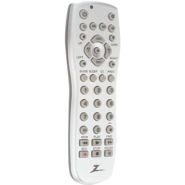 Zenith 3-Device Universal Remote in Silver