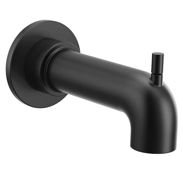 MOEN Cia Diverter Tub Spout with Slip-fit CC Connection in Matte Black