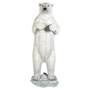 83.5 in. H Massive Arctic Polar Bear Garden Statue