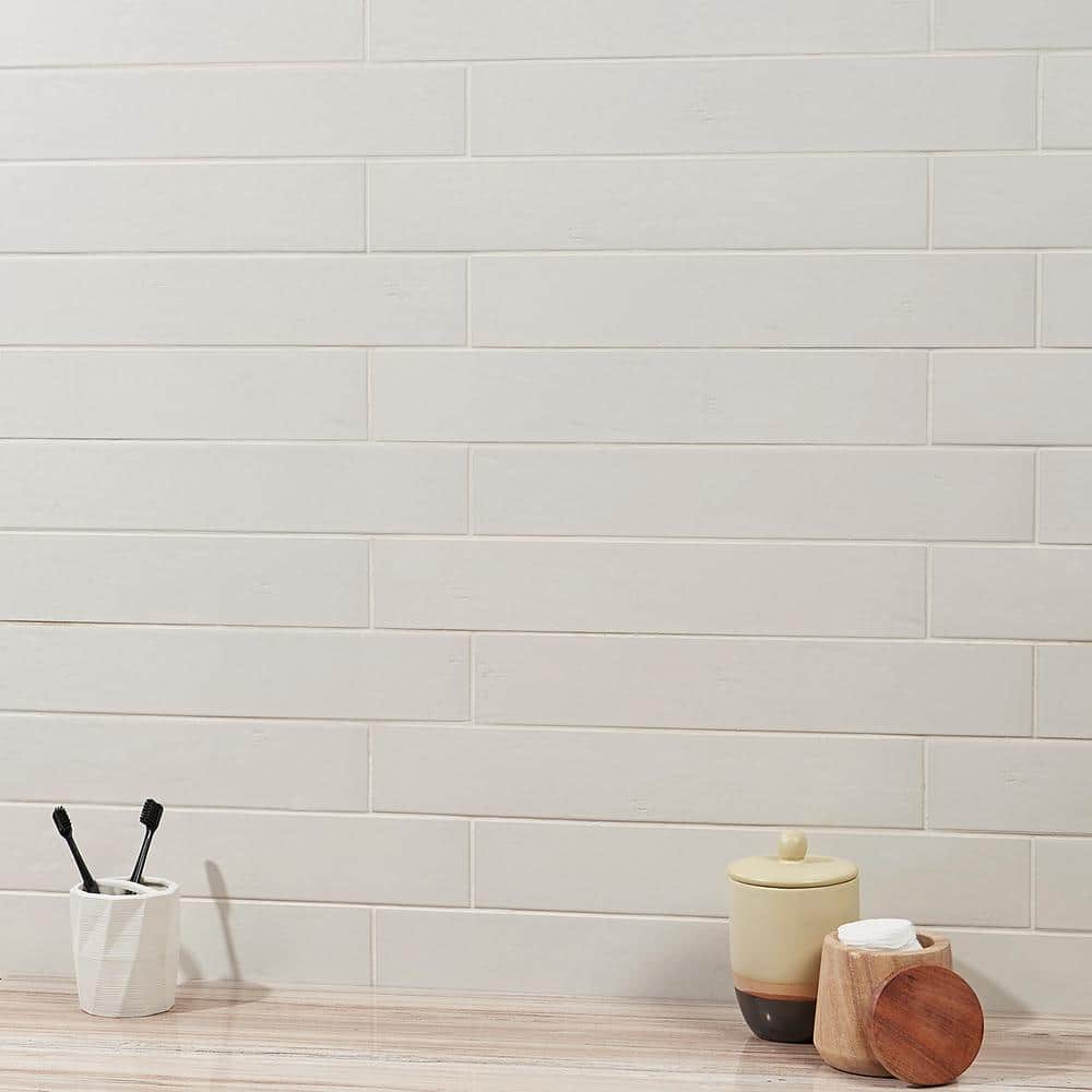 Appaloosa Bone 3" x 18" Polished Porcelain Floor and Wall Tile