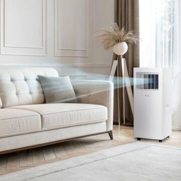 5,000 BTU Smart Portable Air Conditioner, Fan & Dehumidifier, 150 Sq. Ft., Ultra-Compact Design