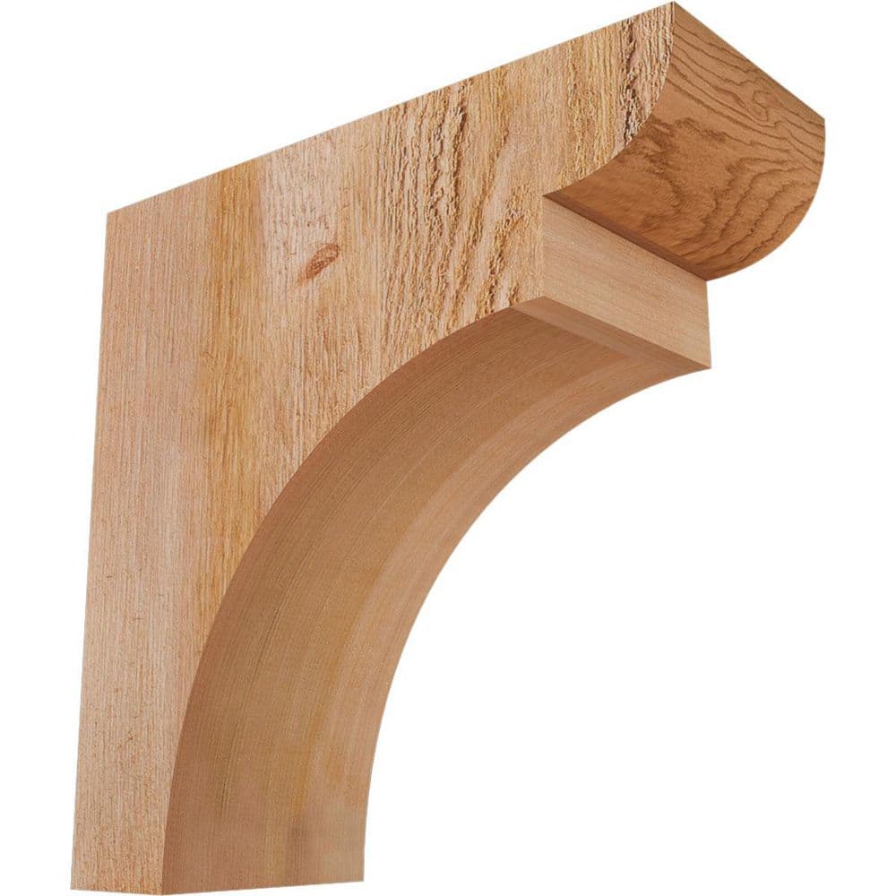4 in. x 10 in. x 10 in. Western Red Cedar Yorktown Rough Sawn Corbel price history on PriceWatchPro