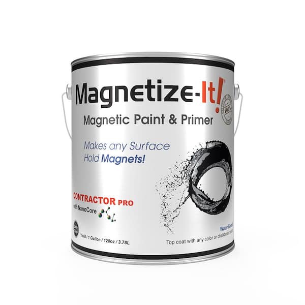 MAGNETIZE-IT! Magnetic Paint and Primer Contractor Pro 1-Gal. (128 oz.)