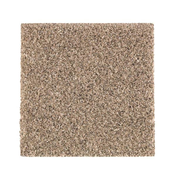8 in. x 8 in. Texture Carpet Sample - Maisie I -Color Minimal Grey