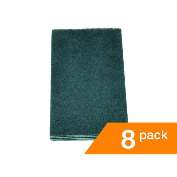 9 in. Heavy Duty Scouring Pad 8 pk (8-pack)