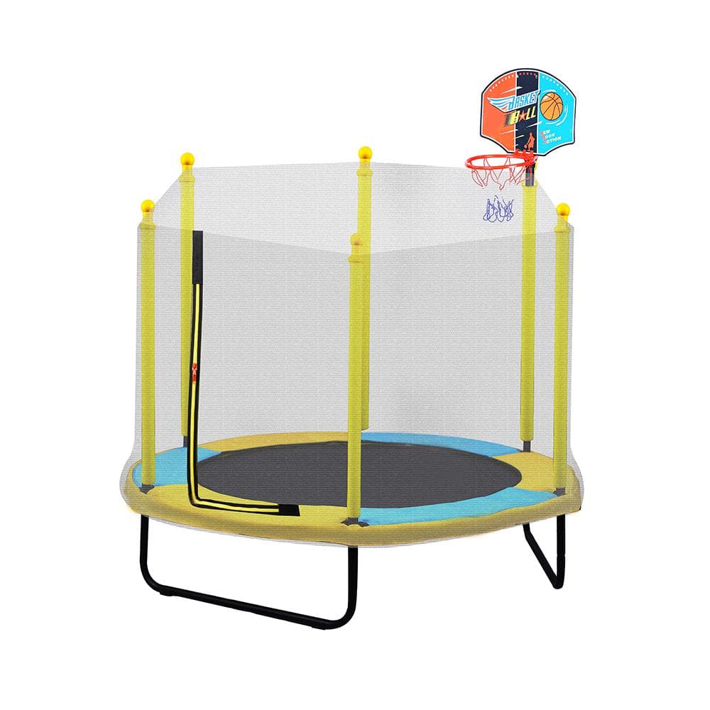 Have a question about Kids Trampoline for Toddlers with Net, 60 Toddler Trampoline with Enclosure, Mini Trampoeline with Basketball Hoop? - Pg - The Home Depot