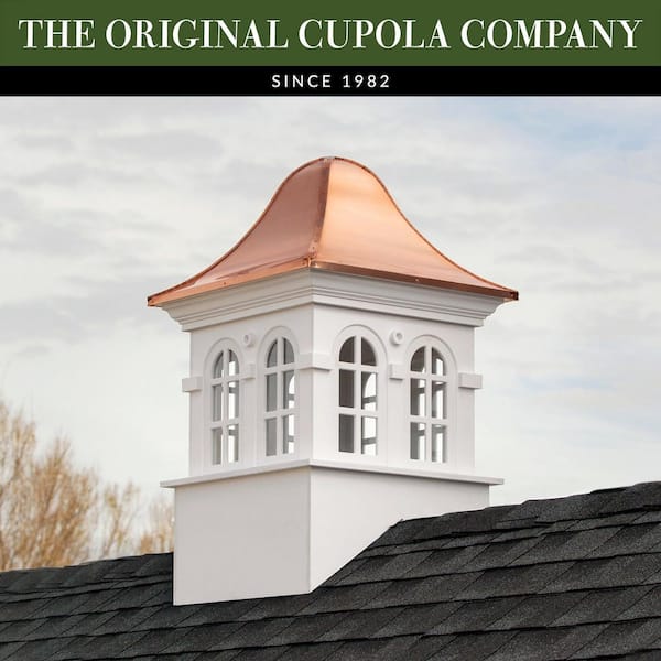 Smithsonian Rockville 60 in. x 98 in. Vinyl Cupola with Copper Roof