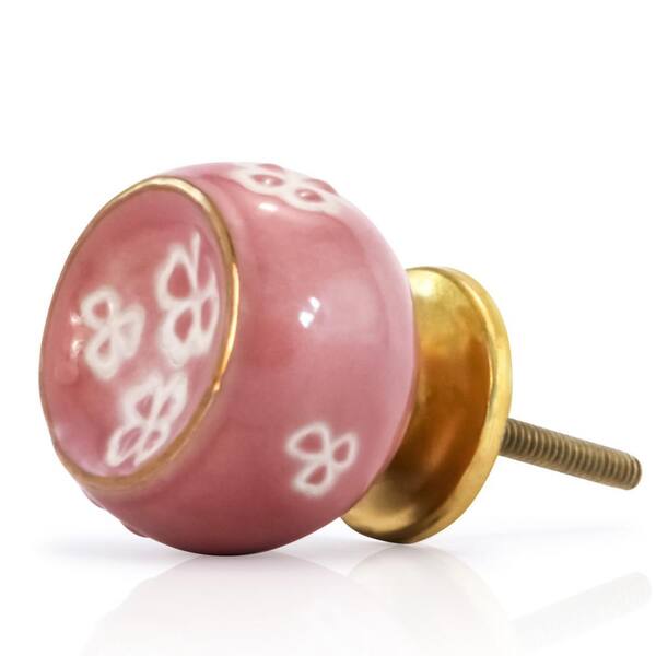 pink and gold dresser knobs Brass Sunshine Knobs, Golden Dresser Knobs Handles main image 1