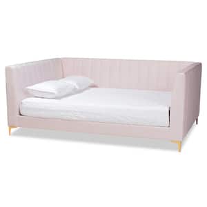 Oksana Light pink/Gold Queen Daybed