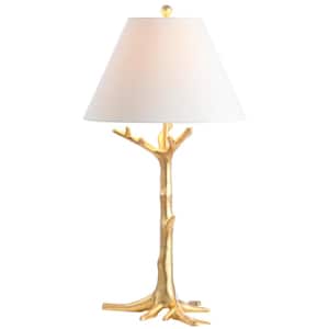 Galen 33.5 in. Gold Resin LED Table Lamp