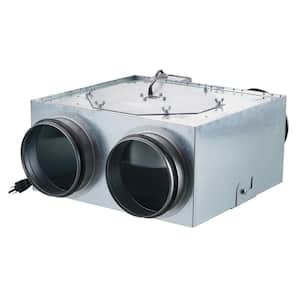240 CFM Power 5 in. Centrifugal In-Line Ventilation Fan with Two 5 in. Inlet and One 5 in. Outlet