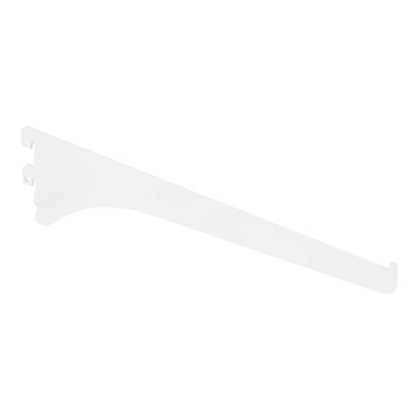 Everbilt 10 in. White Single Track Bracket
