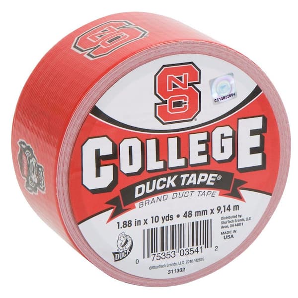 Duck College 1-7/8 in. x 30 ft. NC State Duct Tape (6-Pack)