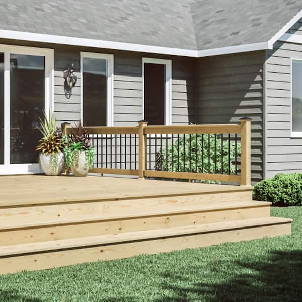 Unbranded - 2 in. x 4 in. x 8 ft. #2 Ground Contact Pressure-Treated Southern Yellow Pine Lumber