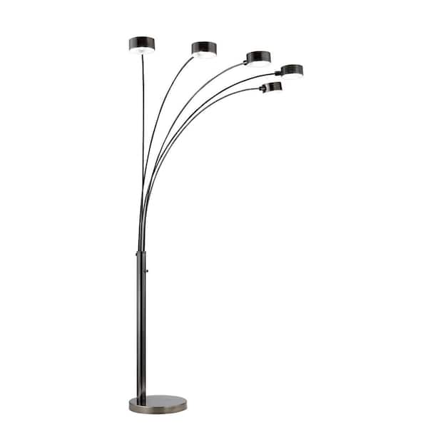 isimaです。 ARTIVA USA Micah Pro 88 in. H in. Brushed Black Steel LED 5