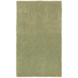Henley Green/Green 6 ft. x 9 ft. Solid Shag Area Rug