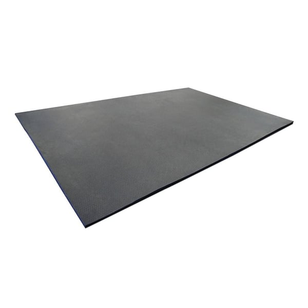 Rubber-Cal Maxx-Tuff Rubber Mat - Heavy Duty Rubber Floor Protection Mat  - Black in color - 1/2 in x 3 ft x 4 ft - 36 x 48 - On Sale - Bed Bath &  Beyond - 8239305
