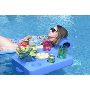Frontier Storage 19.5 in. x 16 in. x 3 in. Coral Pool Floating Drink Tray
