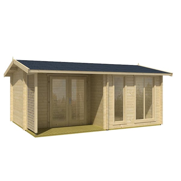 Lasita Maja Allwood 174 sq. ft. Cabin Kit, Garden House