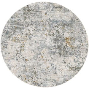 Dresden Dusty Sage Modern 5 ft. Round ft. Indoor Area Rug