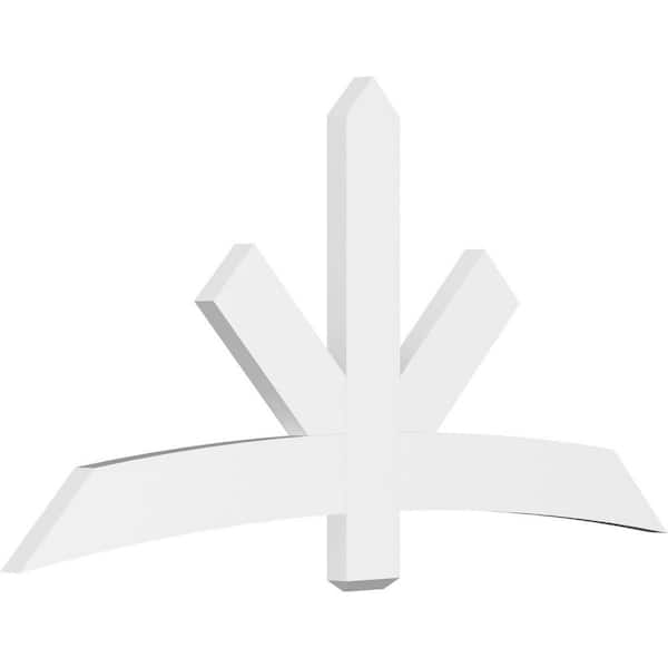 Ekena Millwork Alberta 72 in. W x 36 in. H x 2 in. D Signature Polyurethane Bracket
