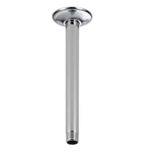 10 in. Ceiling-Mount Shower Arm and Flange in Chrome