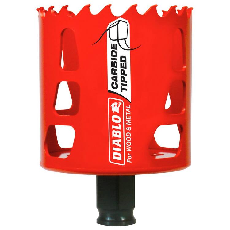 DIABLO 2-1/2 in. Carbide Hole Saw with 2-3/8 in. Cutting Depth