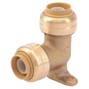 1/2 in. Push-to-Connect Brass 90-Degree Drop Ear Elbow Fitting
