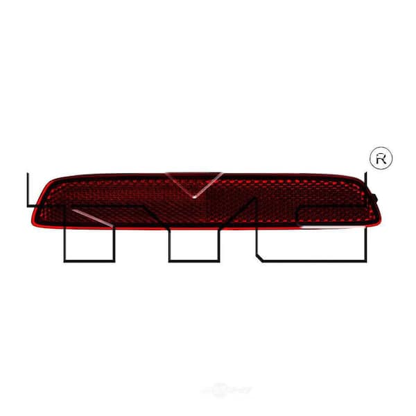 TYC Reflector Assembly 2010-2012 GMC Terrain