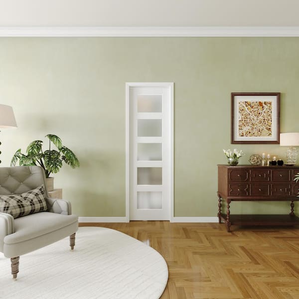 Frosted Glass - 24 x 80 - Interior Doors - The Home Depot