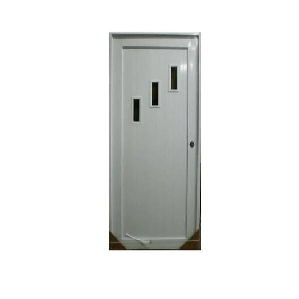 Air Master Windows and Doors 38 in. x 80 in. Titan Vista White Painted Aluminum Prehung Front Door