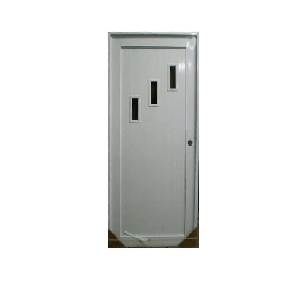 Air Master Windows and Doors 36 in. x 80 in. Titan Vista White Painted ...