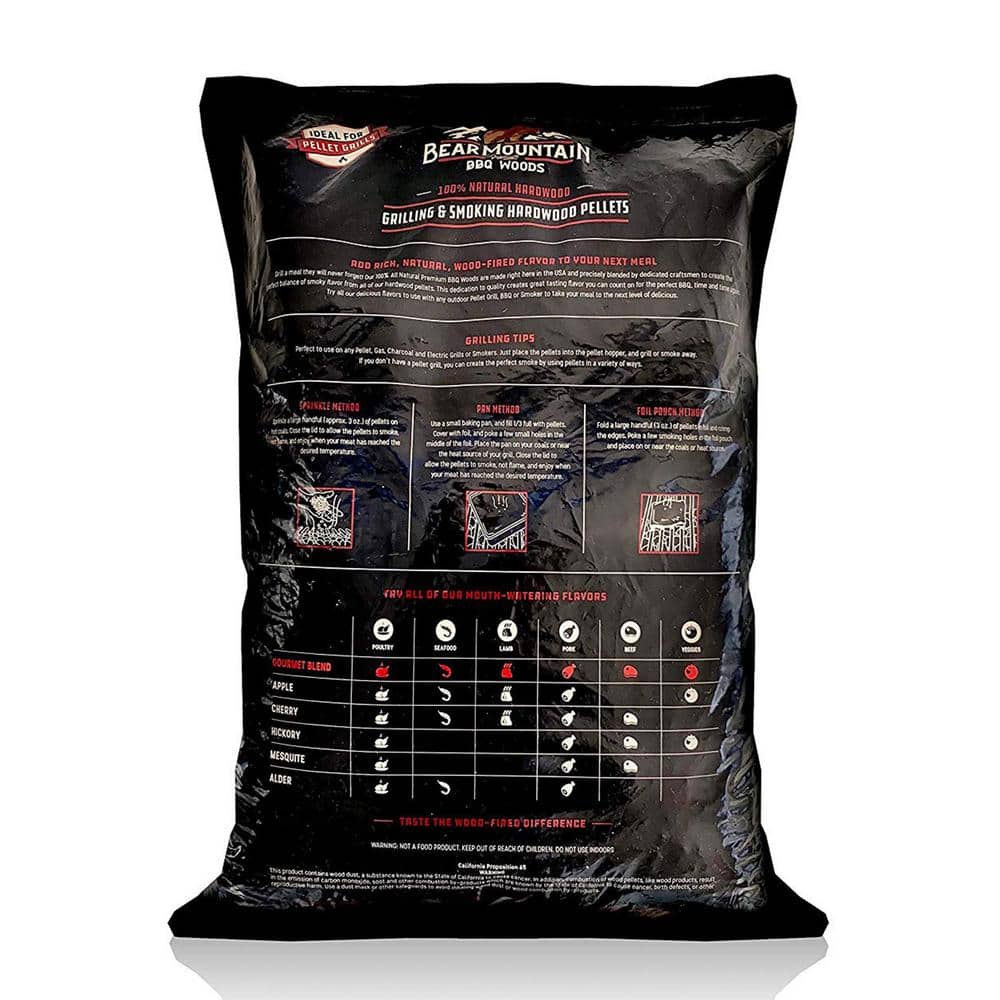 Bear Mountain 40 lb Cherry BBQ Wood Pellets for Smokers and Grills