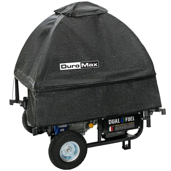 36 in. L x 24 in. W x 24 in. H DMX-GTX Portable Generator Running Black Cover