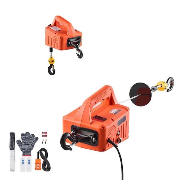 3-in-1 Electric Hoist Winch 1500-Watt Portable Winch, 1550 lbs. Capacity, 25 ft. Lift Height, 16.4 ft. /min, 2025 Update