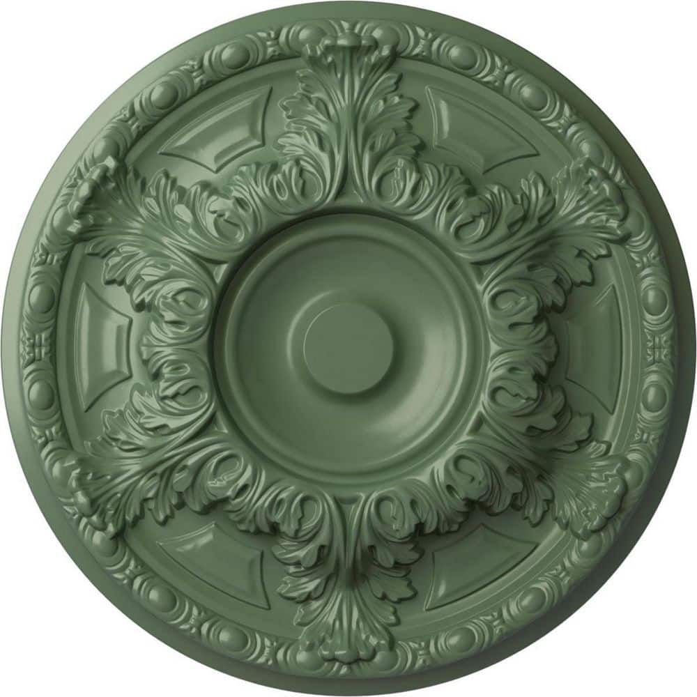 "19"" x 1-1/2"" Granada Urethane Ceiling (Fits Canopies upto 7-1/8""), Hand-Painted Athenian Green" price history on PriceWatchPro