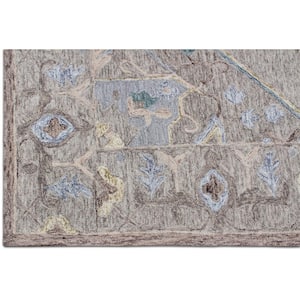 D1715 Beige 5 ft. x 8 ft. Hand Tufted Persian Transitional Wool Area Rug