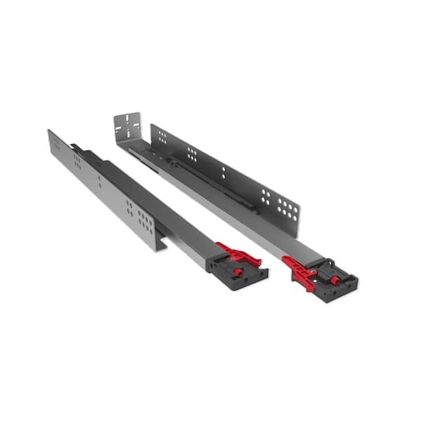 18 in. Steel Undermount Soft Close Full Extension Drawer Slide (1-pair)