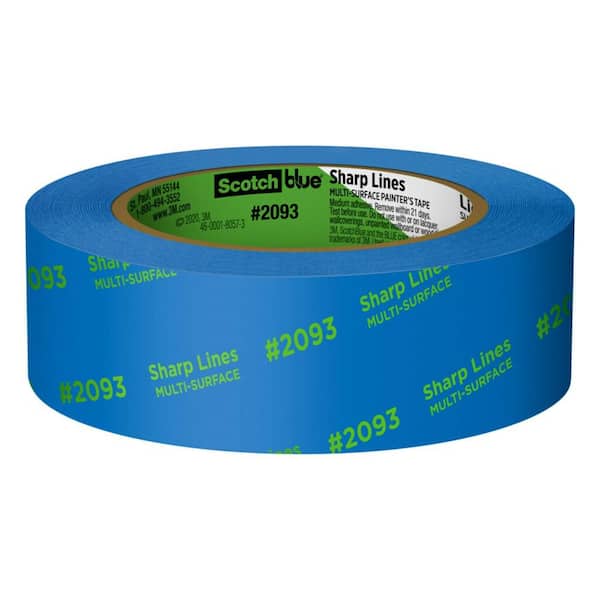 3M ScotchBlue 1.41 in. x 60 yds. Sharp Lines Multi-Surface Painter's Tape with Edge-Lock (3-Pack) (Case of 8)
